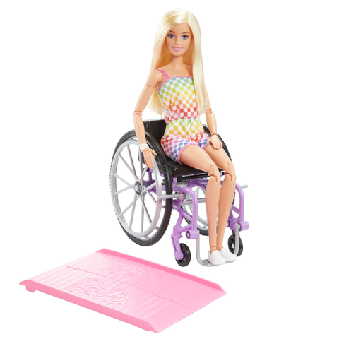  HJT13 Barbie Fashionistas Doll with Wheelchair 