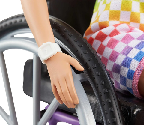  HJT13 Barbie Fashionistas Doll with Wheelchair 