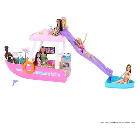  Bộ đồ chơi thuyền búp bê Barbie Pink Dream Boat Playset HJV37 