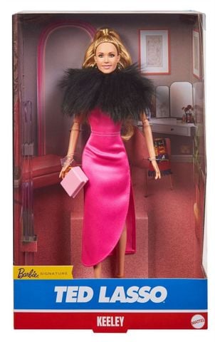  Đồ chơi búp bê HJW92 Barbie Signature Ted Lasso Keeley Jones Doll 