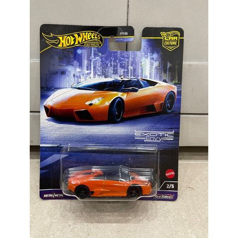  Mô hình xe HKC76 Hot Wheels Car Culture Exotic Envy Lamborghini Leventon Roadster 