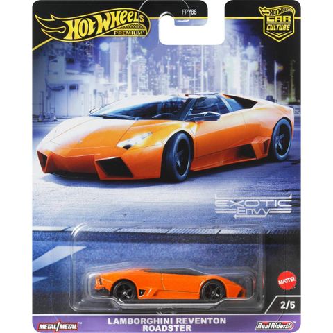  Mô hình xe HKC76 Hot Wheels Car Culture Exotic Envy Lamborghini Leventon Roadster 