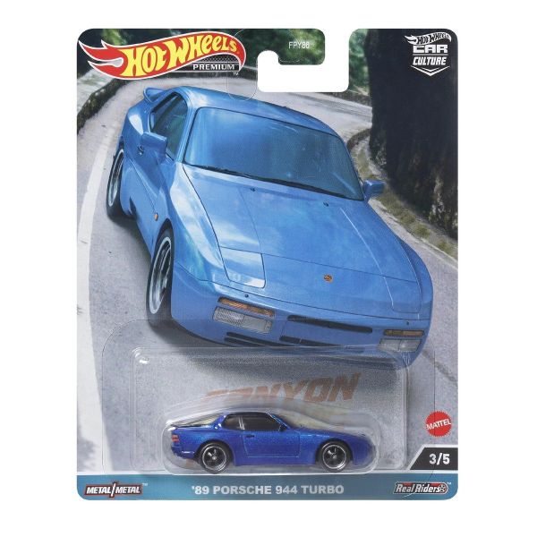 HKC56 Hot Wheels Car Culture Canyon Warriors '89 Porsche 944 Turbo