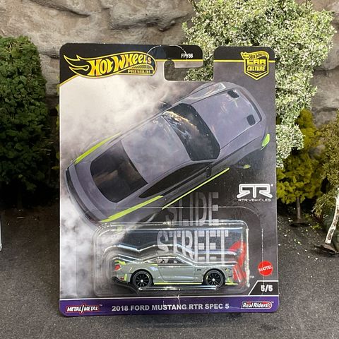  Xe mô hình HKC85 Hot Wheels PremiumCar Culture 2018 Ford Mustang RTR Spec 5 