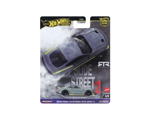  Xe mô hình HKC85 Hot Wheels PremiumCar Culture 2018 Ford Mustang RTR Spec 5 
