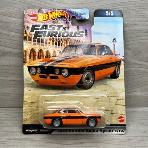  Xe mô hình HKD29 Hot Wheels Premium Fast and Furious Alfa Romeo Giulia Sprint GTA 