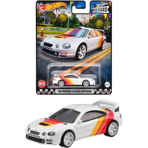  Xe mô hình HKF33 Hot Wheels Premium 2023 Boulevard 95 Toyota Celica GT-Four 