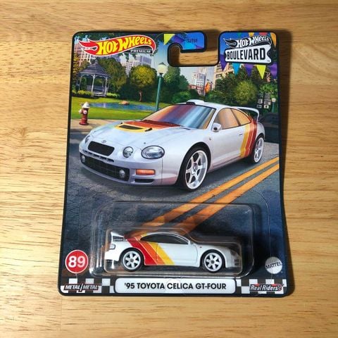  Xe mô hình HKF33 Hot Wheels Premium 2023 Boulevard 95 Toyota Celica GT-Four 