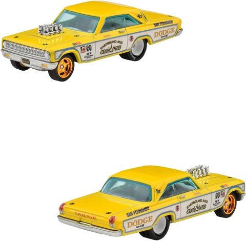  Xe mô hình HKF56 Hot Wheels Premium 2-Pack Plymouth Belvedia 426 Wedge / '65 Dodge Coronet 