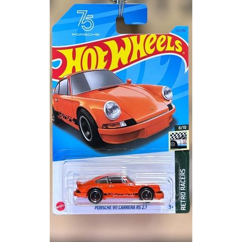  Mô hình xe HKJ82 Hot Wheels Porsche 911 Carrera RS 2.7- Orange 