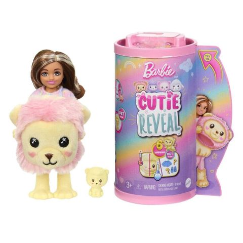  Búp bê Barbie Cutie Reveal Cozy Cute Tees Series Chelsea Doll & Accessories 
