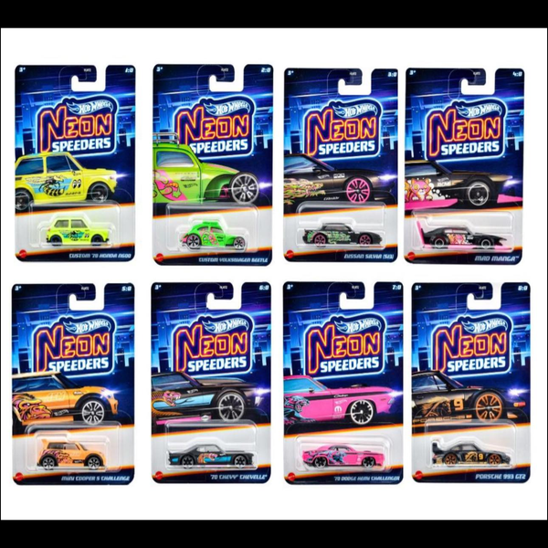 986D-HLH72 Hot Wheels Neon Speeders Assortment