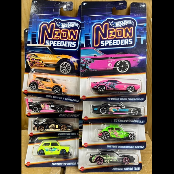 986D-HLH72 Hot Wheels Neon Speeders Assortment
