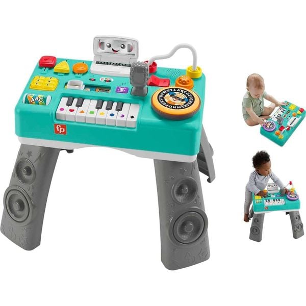 Bàn DJ phát nhạc Fisher-Price Laugh & Learn Mix & Learn DJ Table