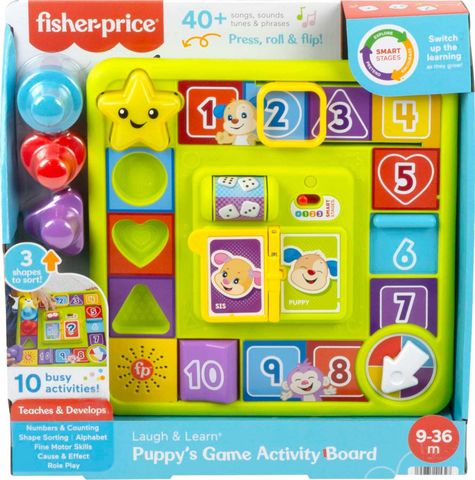 HLM45 Fisher-Price Laugh & Learn Puppy's Game Activity Board 
