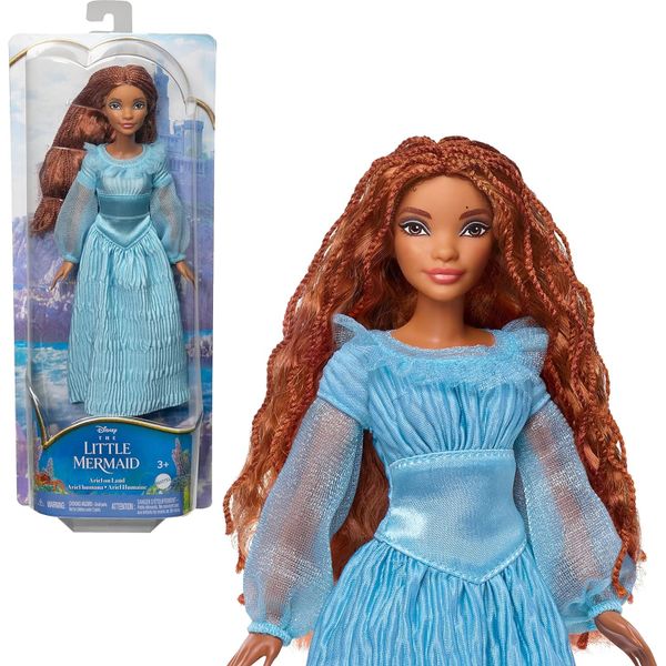 23win08 com búp bê Disney The Little Mermaid Ariel Fashion Doll on Land in Signature Blue Dress