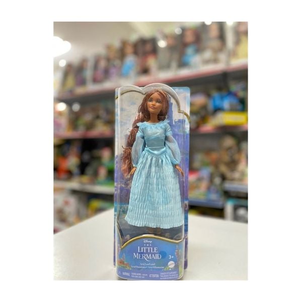23win08 com búp bê Disney The Little Mermaid Ariel Fashion Doll on Land in Signature Blue Dress