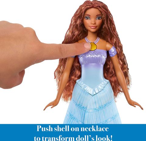  Búp bê Disney The Little Mermaid Transforming Ariel Fashion Doll 