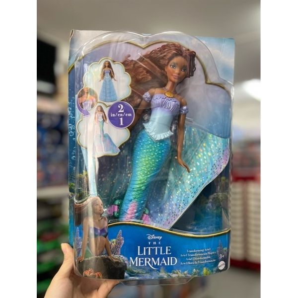 Búp bê Disney The Little Mermaid Transforming Ariel Fashion Doll