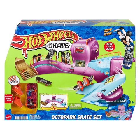  Bộ đồ chơi trượt ván HMK01 Hot Wheels Skate Octopark Playset 