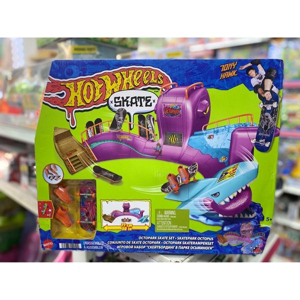 Bộ đồ chơi trượt ván HMK01 Hot Wheels Skate Octopark Playset-1