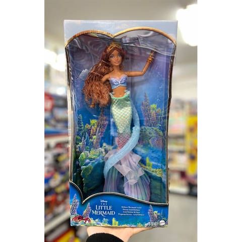  Búp bê HNF42 Mattel Disney The Little Mermaid Deluxe Ariel Doll 