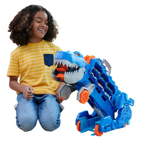  HNG50 Hot Wheels City Transforming T-Rex Ultimate Hauler 