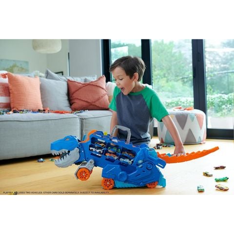  HNG50 Hot Wheels City Transforming T-Rex Ultimate Hauler 