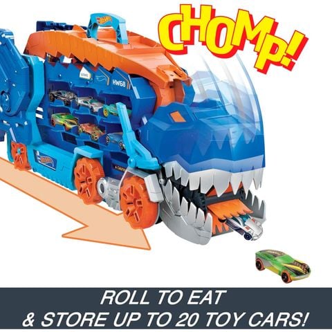  HNG50 Hot Wheels City Transforming T-Rex Ultimate Hauler 