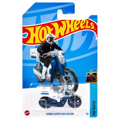  Xe mô hình HNK39 Hot Wheels Basic Car Honda Super Cub Custom 