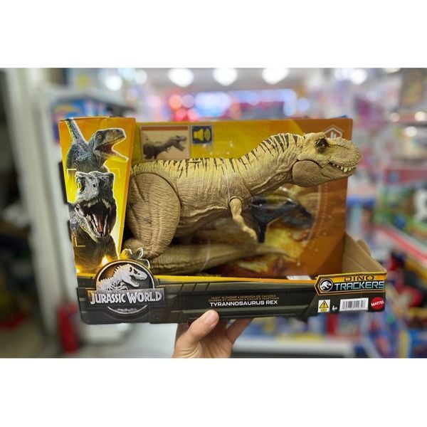 23win08 com mô hình khủng long có âm thanh HNT62 Jurassic World Tyrannosaurus T Rex Dinosaur Toy Figure with Sound