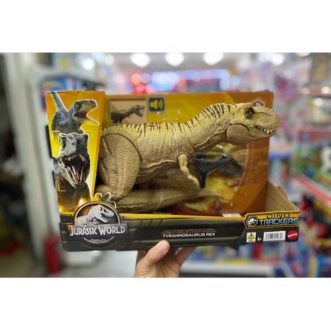  Đồ chơi mô hình khủng long có âm thanh HNT62 Jurassic World Tyrannosaurus T Rex Dinosaur Toy Figure with Sound 