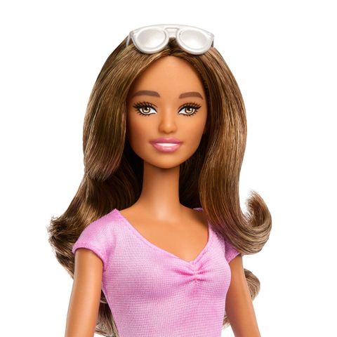  Barbie HRH17 #228 Blind Barbie Doll Wearing Pastel Outfit with Cane and Sunglasses 