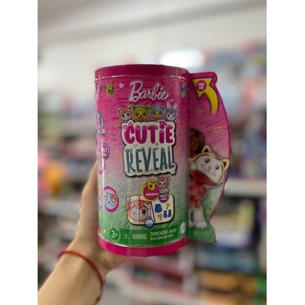 Búp bê HRK28 Barbie Cutie Reveal Kitten