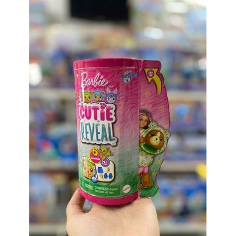  Đồ chơi búp bê Barbie Cutie Reveal Puppy as Frog Costume-Themed 