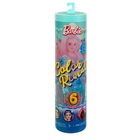  Búp bê Barbie HRK12 Color Reveal Doll & Accessories Mermaid Series 