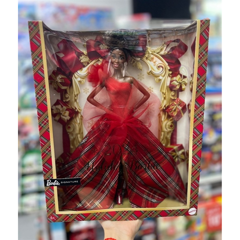  Búp bê HRM66 Mattel Barbie Signature Holiday Barbie Collector 2024 