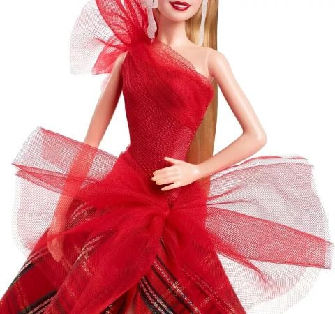  Búp bê HRM65 Barbie Signature Doll 2024 Holiday Blonde Fashion 