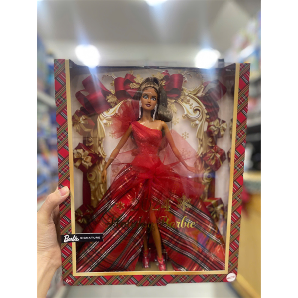  HRM67 - Barbie 2024 Holiday Barbie Dolls Seasonal Collector 