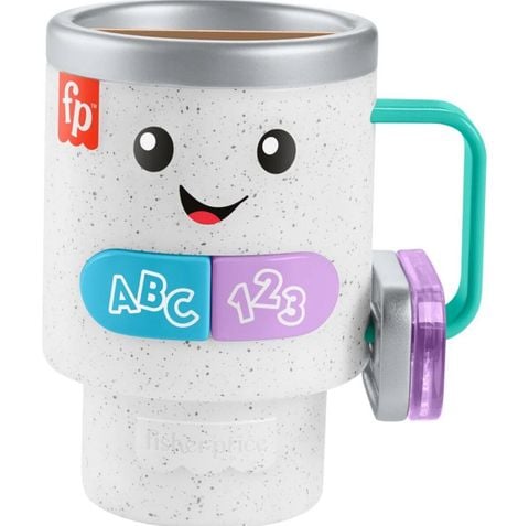  Đồ chơi học chữ và số HRP35 Fisher-Price Laugh & Learn Wake Up & Learn Coffee Mug 
