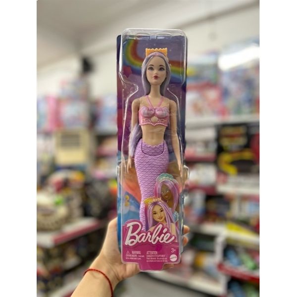 Búp bê HRR02 Barbie A Touch of Magic Fashion Doll Mermaid Purple