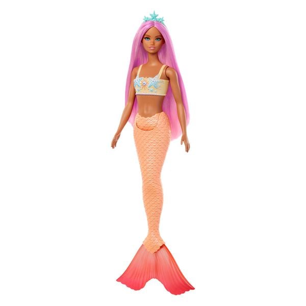 Búp bê HRR05 Dreamtopia Barbie Mermaid Doll Peach