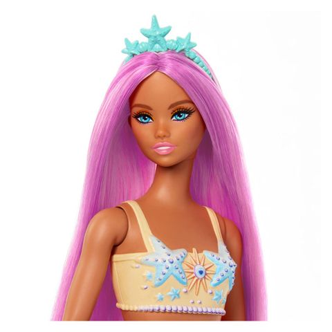  Búp bê  HRR05 Dreamtopia Barbie , Mermaid Doll Peach 