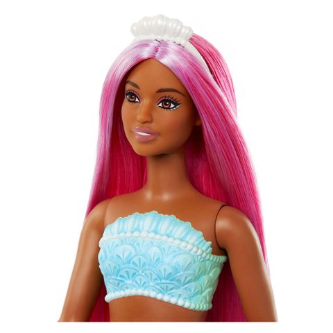  Búp bê HRR04 Barbie A Touch of Magic Fashion Doll Mermaid Red 