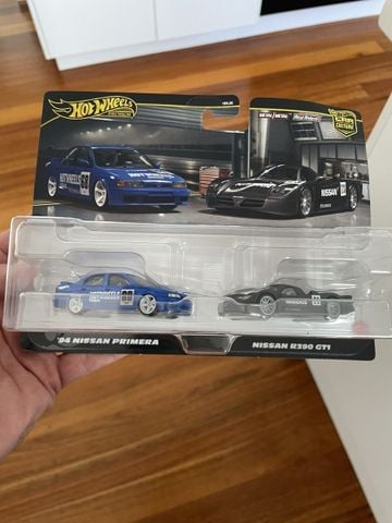  Hot Wheels Premium Car Culture Twin 2 Pack '94 Nissan Primera & Nissan R390 GT1 