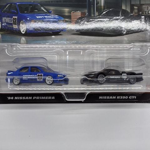  Hot Wheels Premium Car Culture Twin 2 Pack '94 Nissan Primera & Nissan R390 GT1 