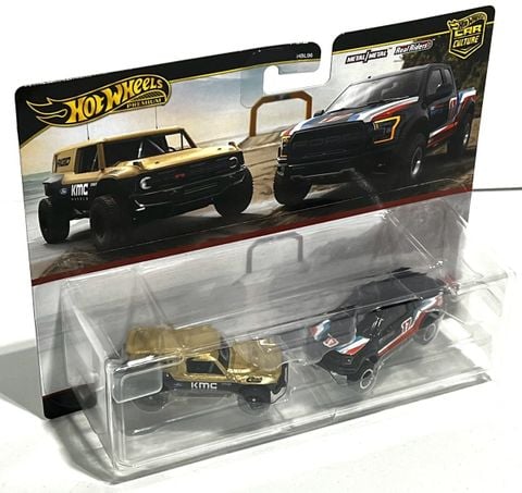  HRR77 Hot Wheels Premium 2 Pack FORD BRONCO R & ’17 FORD F-150 RAPTOR 