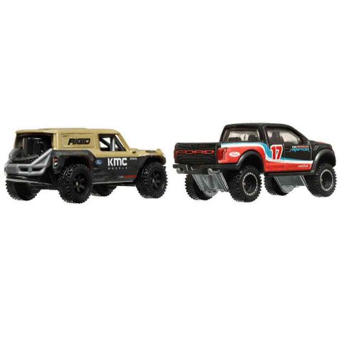  Bộ xe HRR77 Hot Wheels Premium 2 Pack FORD BRONCO R & ’17 FORD F-150 RAPTOR 