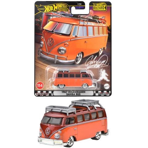  Xe mô hình HRT62 Hot Wheels Boulevard '67 Volkswagen Samba Bus 