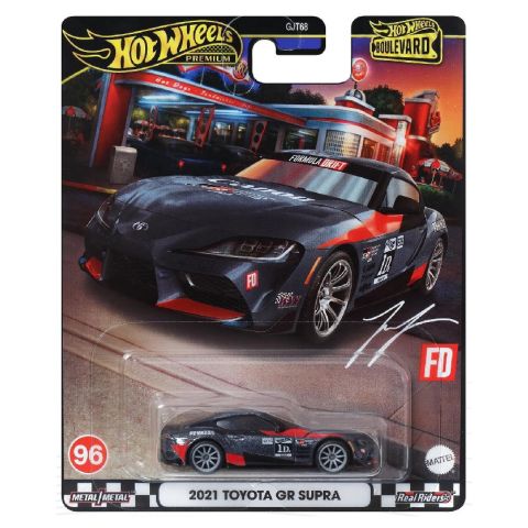  Xe mô hình HRT56 Hot Wheels Boulevard 2021 Toyota GR Supra - Black 